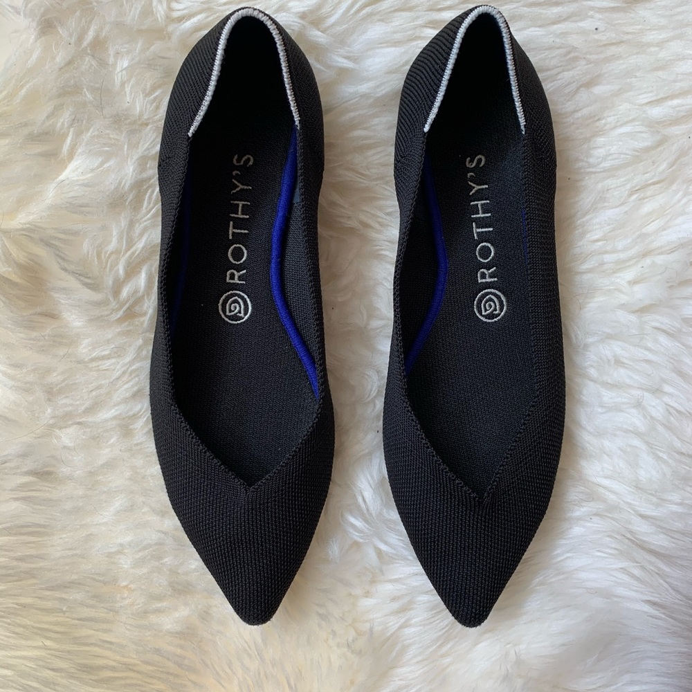 Rothy’s Black Point flats size 9